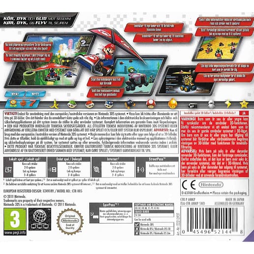 Mario Kart 7 Nintendo 3DS Nordic (Begagnad)