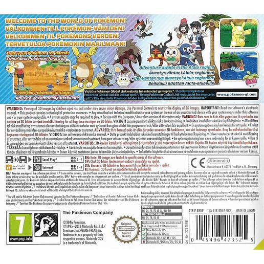 Pokemon Moon Nintendo 3DS Nordic (Begagnad)