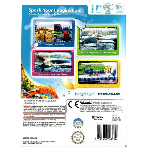 Create Nintendo Wii (Begagnad)