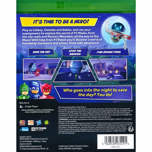 PJ Masks Heroes of The Night Xbox One Xbox Series X