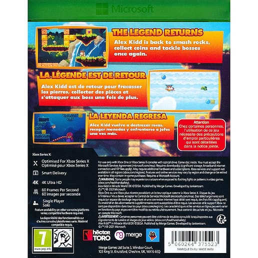 Alex Kidd in Miracle World DX Xbox Series X Xbox One
