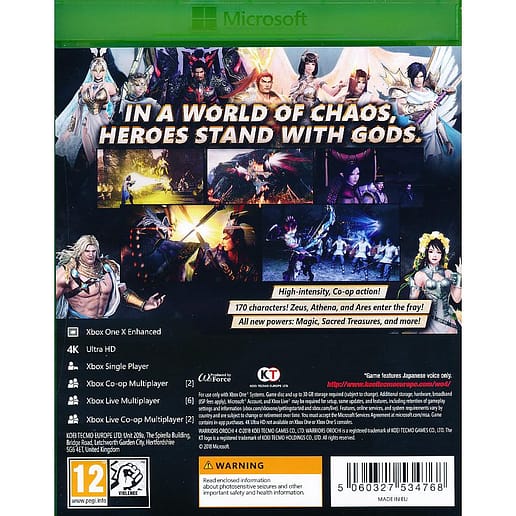 Warriors Orochi 4 Xbox One