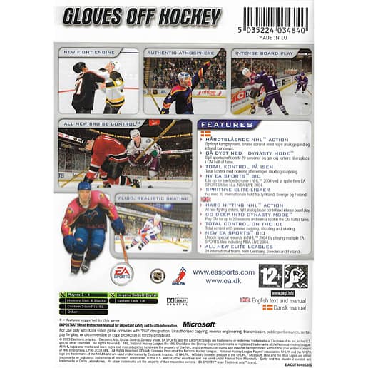 NHL 2004 Xbox Danish (Begagnad)