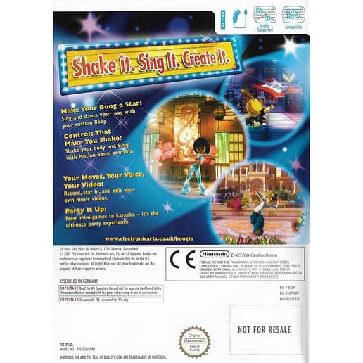 Boogie Nintendo Wii Bundle Copy (Begagnad)