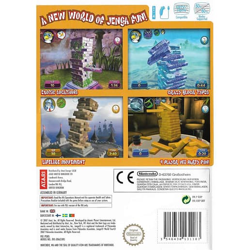 Jenga World Tour Nintendo Wii (Begagnad)
