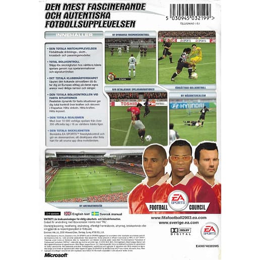 FIFA Football 2003 Xbox Swedish (Begagnad)
