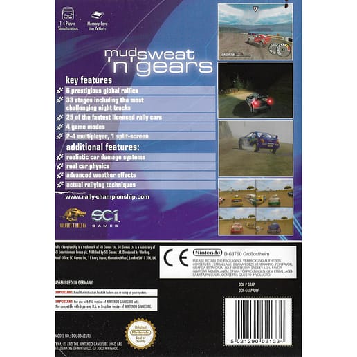 Rally Championship Nintendo Gamecube (Begagnad)