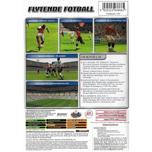 FIFA Football 2005 Xbox Norwegian (Begagnad)