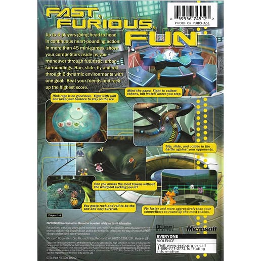 Fuzion Frenzy Xbox ESRB (Begagnad)