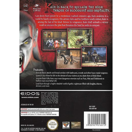 Blood Omen 2 Nintendo Gamecube (Begagnad)