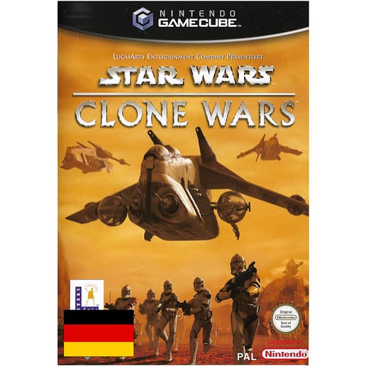 Star Wars Clone Wars Nintendo Gamecube (Tysk)