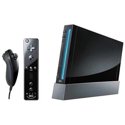 Basenhet Svart Nintendo Wii Mario Kart Wii Pack