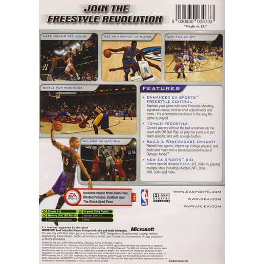 NBA Live 2004 Xbox (Begagnad)