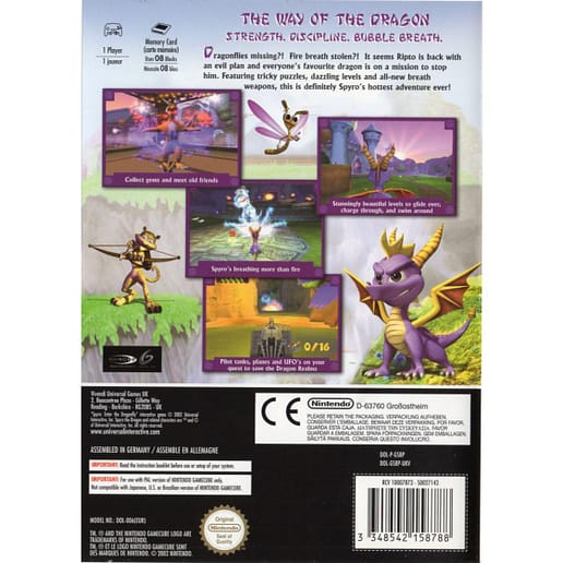Spyro Enter the Dragonfly Nintendo Gamecube (Begagnad)