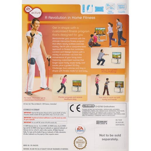 EA Active Personal Trainer Nintendo Wii Bundle Copy (Begagnad)