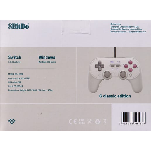 8BitDo Pro 2 Wired Gamepad G Classic