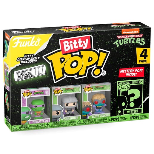 Bitty POP Teenage Mutant Ninja Turtles Donatello Blister 4 figurer