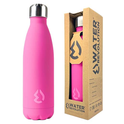 Water Revolution Fuchsia flaska termo rostfritt stål 500ml