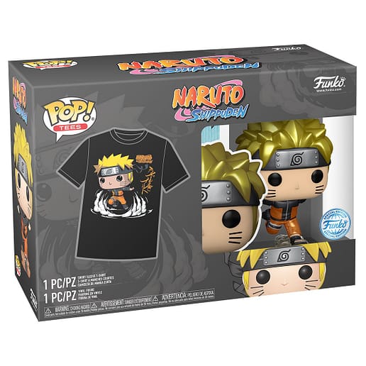 Set POP figure & Tee Naruto Shippuden Exclusive (Medium)