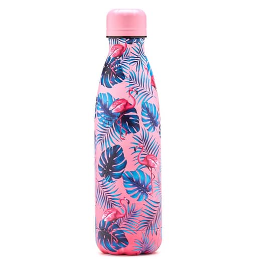 Water Revolution Pink Flamingo flaska termo rostfritt stål 500ml