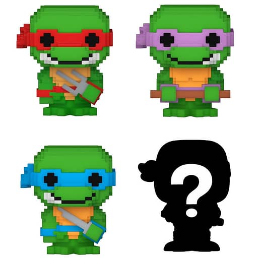 Bitty POP Teenage Mutant Ninja Turtles Bit Blister 4 figurer