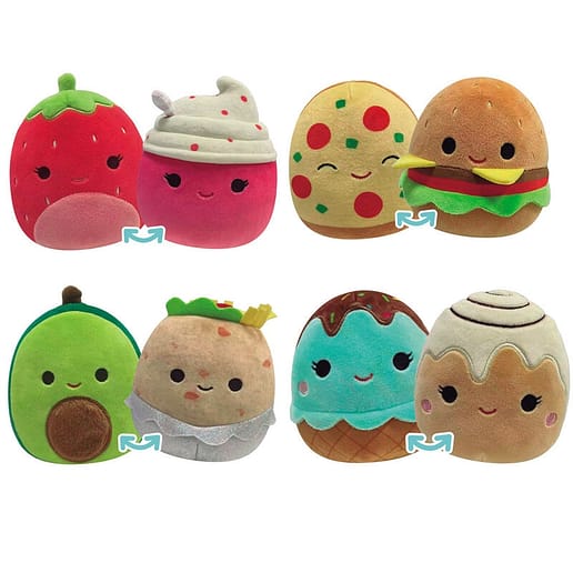 Squishmallows Flip Gosedjur blandade 14cm