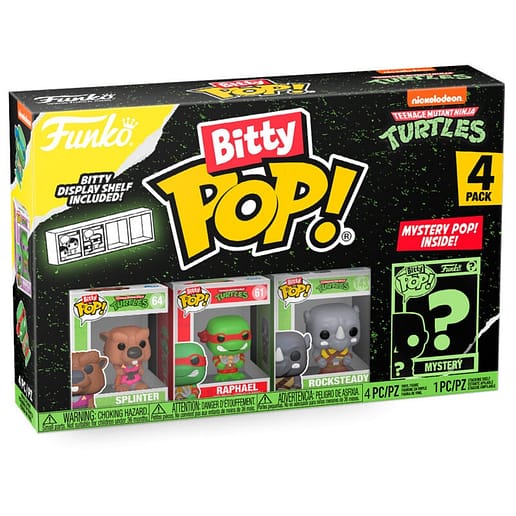 Bitty POP Teenage Mutant Ninja Turtles Splinter Blister 4 figurer