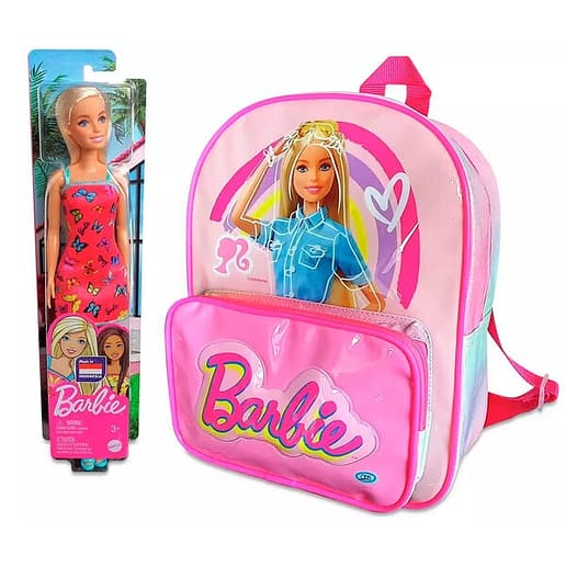 Barbie ryggsäck + doll
