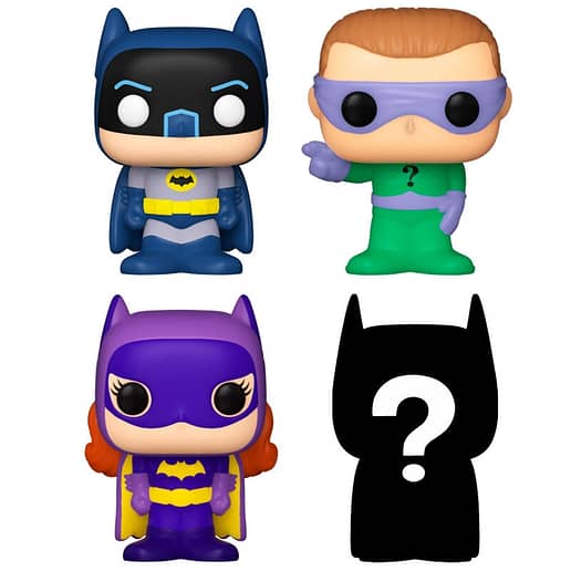 Bitty POP DC Comics Batman Adam West Blister 4 figurer