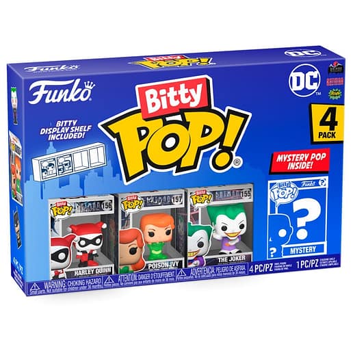 Bitty POP DC Comics Harley Quinn Blister 4 figurer