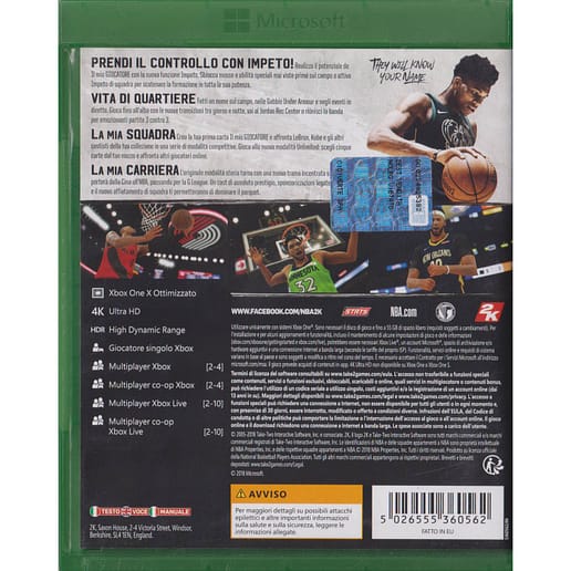 NBA 2K19 Xbox One Xbox Series X (Begagnad)