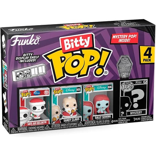 Bitty POP Disney Nightmare Before Christmas Santa Jack Blister 4 figurer
