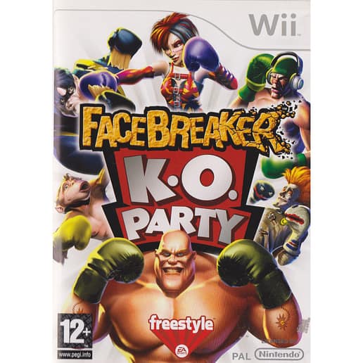 Facebreaker KO Party Nintendo Wii Nordic (Begagnad)
