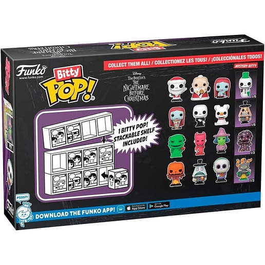 Bitty POP Disney Nightmare Before Christmas Santa Jack Blister 4 figurer