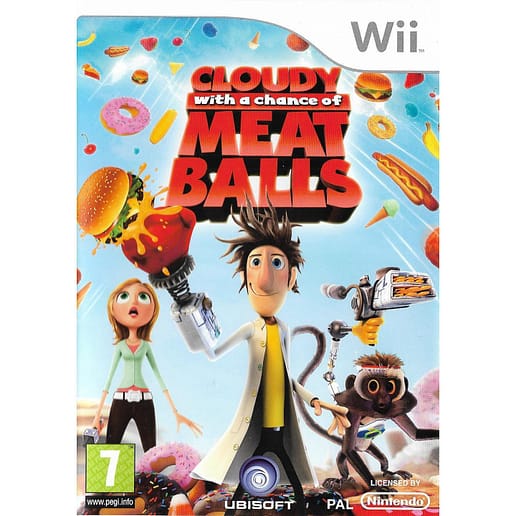 Cloudy With a Chance of Meatballs Nintendo Wii (Begagnad)