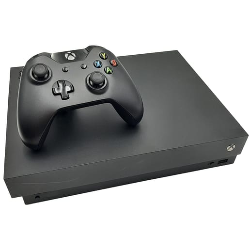 Xbox One X Svart 1000GB Basenhet (Boxad)