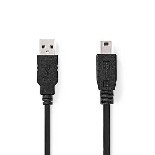 USB-kabel Mini B 5-Pin Hane - A Hane