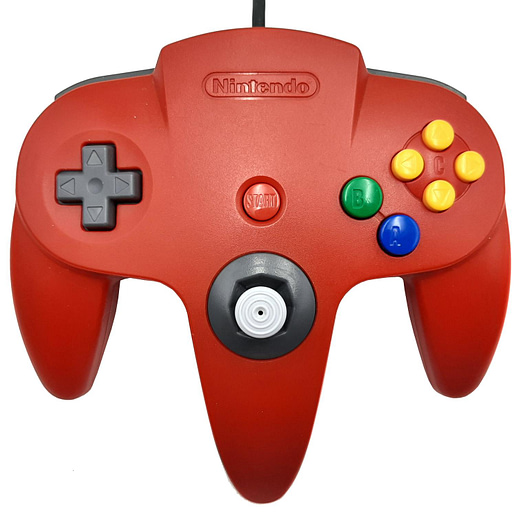 Handkontroll Original Röd till Nintendo 64 N64