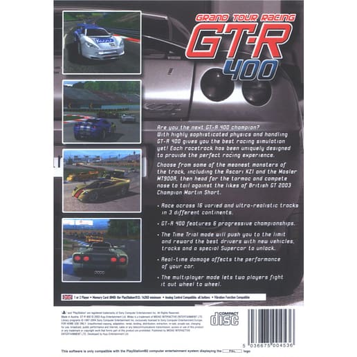 GT-R 400 Playstation 2 PS2 (Begagnad)