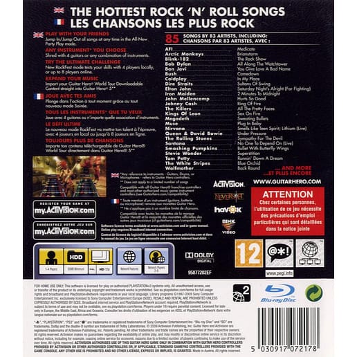 Guitar Hero 5 Playstation 3 PS3 (Begagnad)