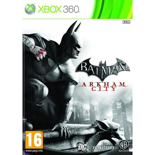 Batman Arkham City Xbox 360 X360 (Begagnad, Endast skiva)