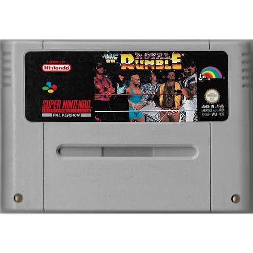 WWF Royal Rumble Super Nintendo SNES (Begagnad, Endast kassett)
