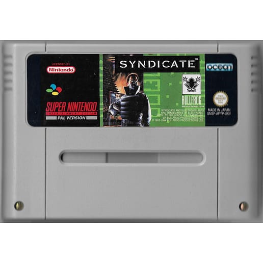 Syndicate Super Nintendo SNES (Begagnad, Endast kassett)