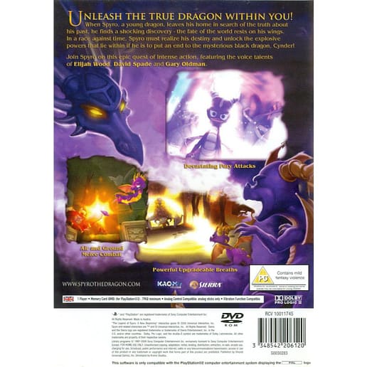 The Legend of Spyro A New Beginning Playstation 2 PS2 (Begagnad)