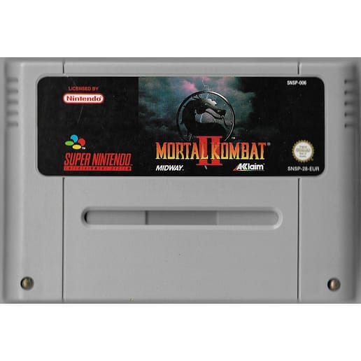 Mortal Kombat II Super Nintendo SNES (Begagnad, Endast kassett)
