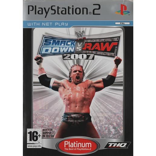 SmackDown vs Raw 2007 Playstation 2 PS2 (Begagnad)