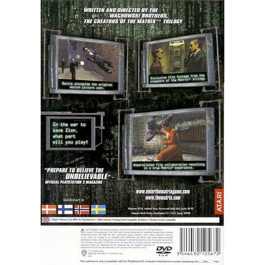 Enter the Matrix Playstation 2 PS2 (Begagnad)