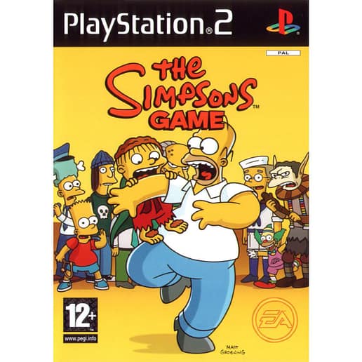 The Simpsons Game Playstation 2 PS2 (Begagnad)