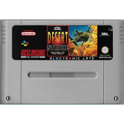 Desert Strike Return to the Gulf Super Nintendo SNES (Begagnad, Endast kassett)
