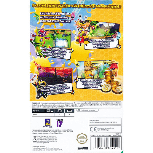 Yooka Laylee Impossible Lair Nintendo Switch